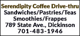 Serendipity Coffee Drive-thru Sponsorship Banner