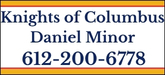 Knights of Columbus Sponsorship Banner